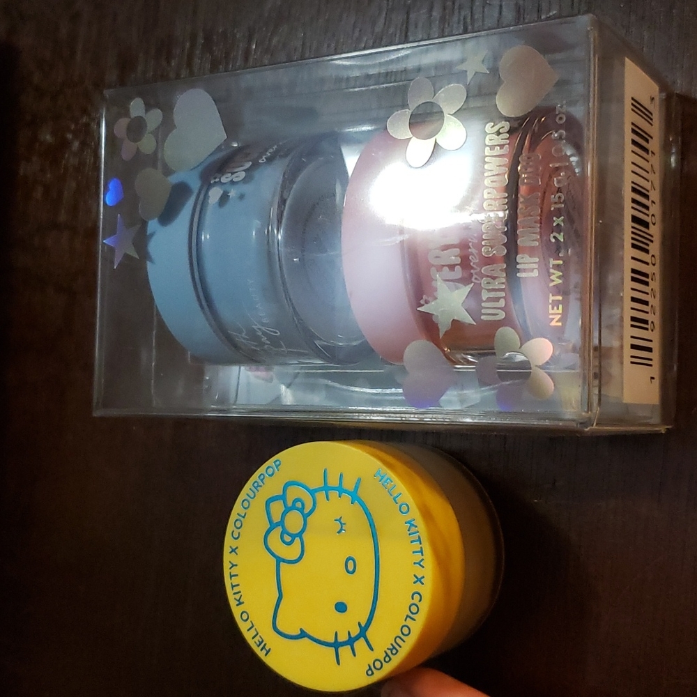 Colourpop lippie scrub and two lip masks